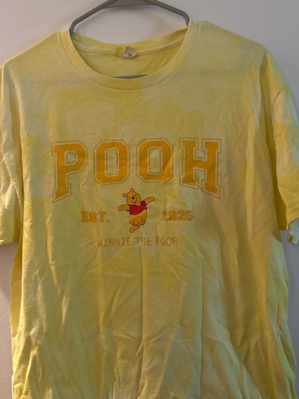 Winnie the Pooh Yellow Graphic T-Shirt